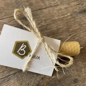 bougie 100% cire d'abeille